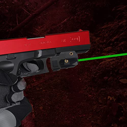 HZCAVSCIH Green Laser Sight USB Rechargeable, Compact Picatinny Rail Mount Green Dot Laser Gun Sight, Hunting Shooting Tactical Laser Sight for Pistol Rifle