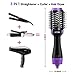 Hair Dryer Brush, Hot Air Brush, KeShi One Step Hair Dryer & Volumizer 3 in 1 Styling Brush with Negative Ion, Ceramic Blow Dryer Curler and Straightener for All Hair Typesthumb 1