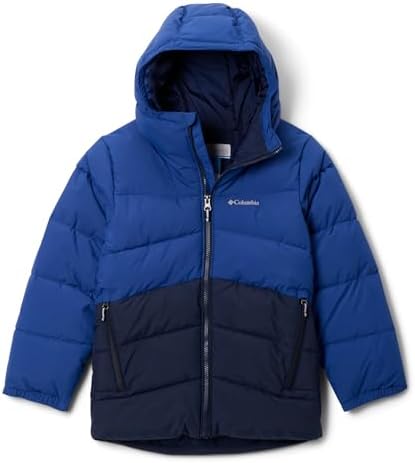 Amazon.com: Columbia Youth Puffect Hooded Jacket, Dark Stone/Black 