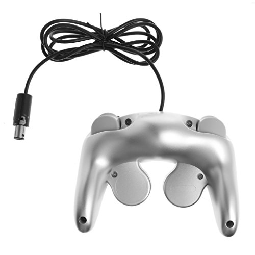 yournameI NGC Wired Handheld Joystick Gamepad Controller for Nintendo Gamecube Console - Thumbnail 4