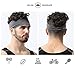 Tough Headwear Sport Headbands for Men - Workout Headbands for Women - Running Headband -Tennis Athletic Sweatband - Dark Gray