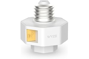 Wyze Lamp Socket v2 Power Adapter for Wyze Cam v3/v3 Pro/ v4/OG/Pan v3/Pan v4(Camera Sold Separately)