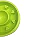 Pet Cuisine Slow Feeder Dog Bowl Anti-Gulping Interactive Puppy Slower Food Feeding Dishes Green Heart