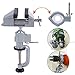 TOYOTERU 360° Bench Clamp Vises Grinder Holder Drill Stand for Rotary Tool,Craft,Model Building,Electronics,Hobby and Jewelry Making and Metal Work