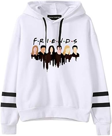 Tiffley Time Women's Friend TV Show Graphic Hoodies Pullover Hooded Sweatshirt