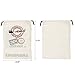 HBlife Canvas Santa Sack, 19.7 X 27.6 Inch Large Santa Bags for Gifts, Personalized Christmas Sacks for Presents with Drawstring, Style 3