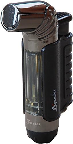 Legendex Hunter Torch Lighter 06-50-201 White Nickel Satin (Black nickel)