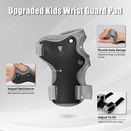 LANOVAGEAR Kids Helmet Knee Pads Ages 28, Adjustable Toddler Bike