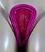 Hot Pink Women's C String Fashion and Beautiful Lace Invisible Underwear