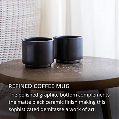 Fellow Monty Milk Art Espresso Cups Small Double Wall Ceramic