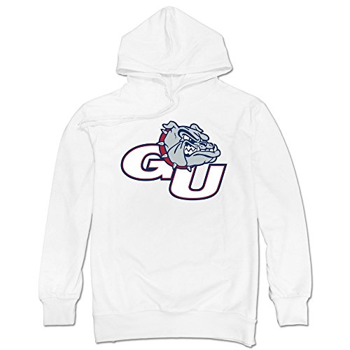 YAK Men's GU Gonzaga Bulldogs Hoodies White L