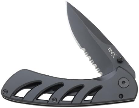 Case Cutlery TecX Exo-Lock Drop Point Blade with Serration Utility Knife