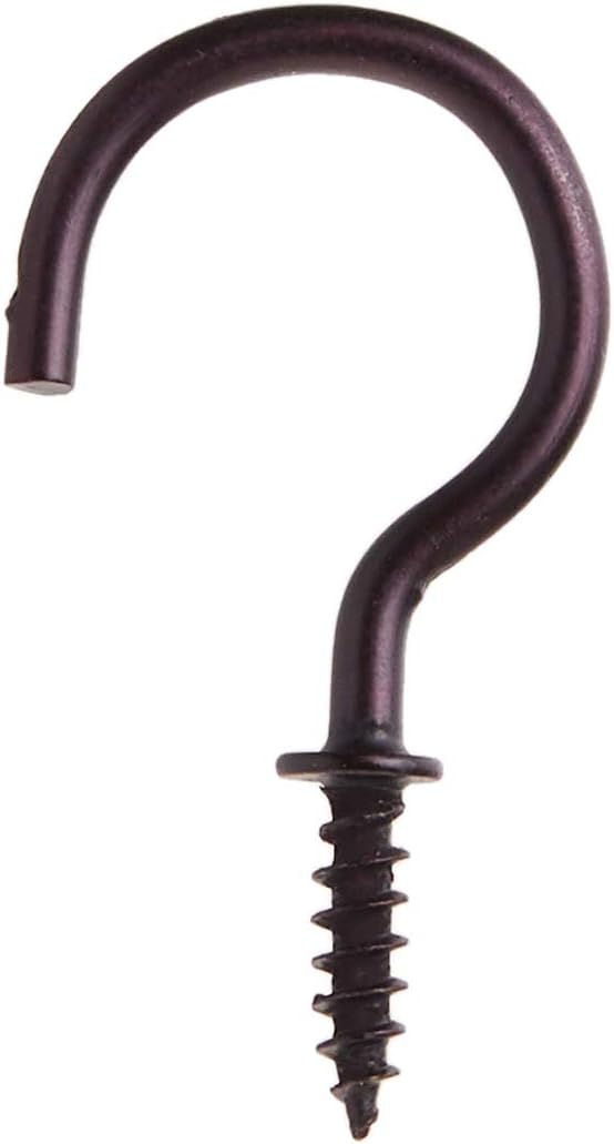 ARROW 160376 1-1/4" Cup Hooks (Pack of 18), Rubbed Bronze - - 