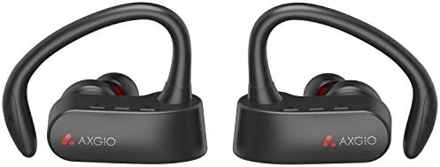 AXGIO Bluetooth Sports Headphones,True Wireless Earbuds Bass-Enhanced Quality Sound Stereo In-Ear Car Headsets with Mic, Waterproof Running Workout Earphones for iPhone,Samsung Cellphones