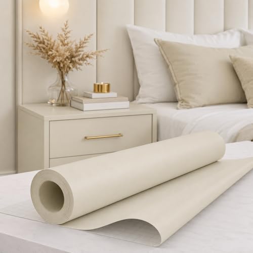 Papael de Parede Revestimento Adesivo Vinilico Autocolante Texturizado Para Envelopamento Móveis 3m x 45cm (Areia Duna)