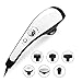 6 Interchangeable Nodes Massager, NURSAL Handheld Deep Percussion Massager with Heat, Variable Speed Adjustment and Anti Slip Design