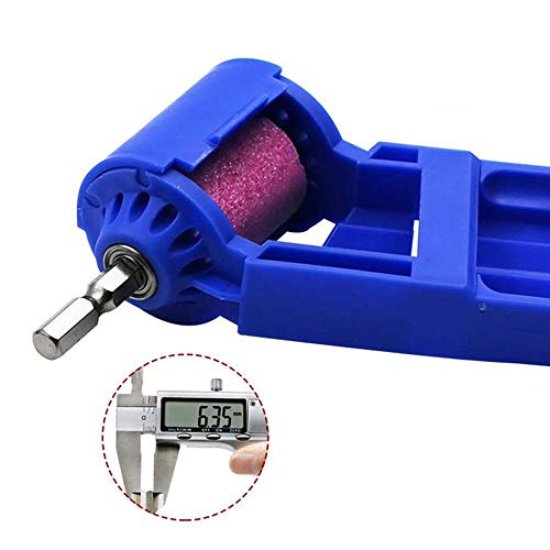 Moshbu 2-12.5mm Portable Drill Bit Sharpener, Hardness Diamond Drill Bit Grinder with Wrench Set for Sharp Edges - Electric Powered