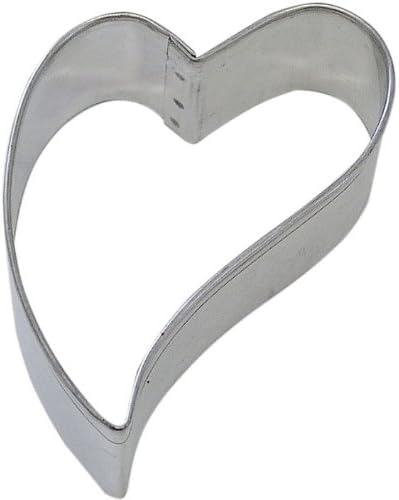 Foose Store Valentines Day Cookie Cutter – Heart Folk Cookie Cutter 3 Inch – Tin Plated Steel Cookie Cutters – Heart Folk Cookie Mold