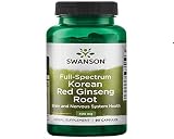 Swanson Premium Full-Spectrum Korean Red Ginseng Root 400 mg, 90 Capsules