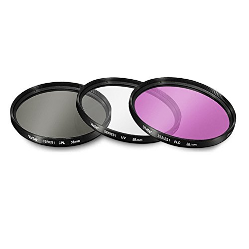 Mit Mike'S Big 58 mm Multi-Coated 3 Stücke Filter (UV-CPL-FLD) Kit für Olympus M.Zuiko 40-150Mm F/4, 0-5, digitaler Zoom… – Bild 3