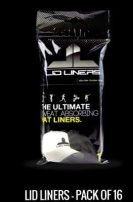 Lid Liners Universal Fit Sweat Absorbing Hat Liners (Pack of 16)
