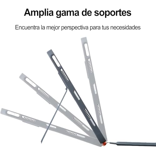 HXEIR 【Español Ñ】 Funda Teclado Rotación 360° para iPad 10.9'' 10ª, iPad 11''(A16 11ª 2025), iPad Air 11"(M3,2025/ M2,2024), iPad Pro 11"(1ª/2ª/3ª/4ª), iPad Air 10.9"(4ª/5ª)