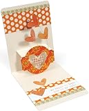 Sizzix Pop 'n Cuts XL Die Set - Card, Horizontal A2 with Circle Label, 3-D (Pop-Up) by Karen Burniston