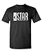 STAR LABS Adult DT - Mens Cotton T-Shirt, L, Black