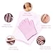 Queentools Gel Moisturizing Gloves, Half Finger Spa Gloves, Moisturizing Vitamin and Essential Oil Infused, Pink, 1 Pair