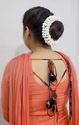 Baal Gajra For Hair Bun Making Gajra For Hair South Indian Flower