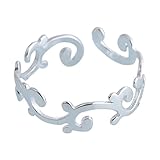 Helen de Lete Innovative Vine Sterling Silver Open Ring