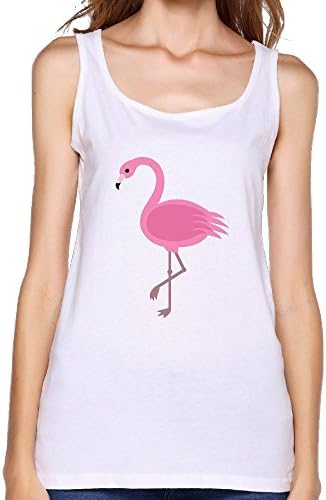 WordTank Women's Pink Flamingos Tank Tops Print Shirts