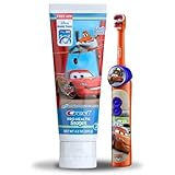 Disney Planes/Cars Powered Toothbrush and Crest Pro Health Stages Floride Anticavity Toothpaste