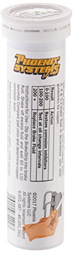 PHOENIX VITAL LIFE FBA_FASCAR-1-100 Brake Fluid Test Strips