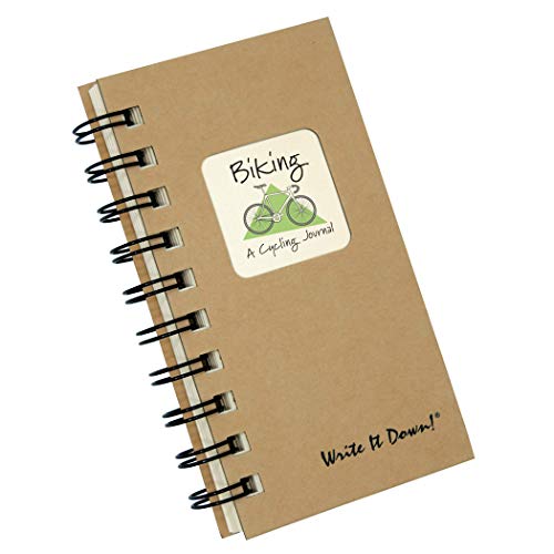 Cycling Training Log Journal | Set of 2, for Triathlon Training, Gravel Biking, Bicycle Racing | Small Pocket Size Diaries for Cycle Workout (120 Pages Each)