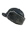 Zavelio Men's Shearling Sheepskin Pilot Visor Hat