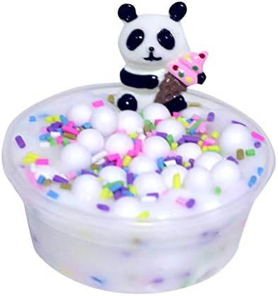 Yliquor Beautiful Panda Beads Slime Clay Sludge Toy Kids Adult Stress Relief Plasticin Toys Gift (A)
