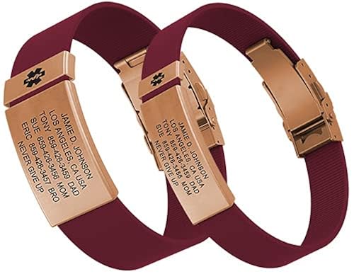 ROAD iD Personalized Medical Identification Bracelet For Women