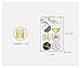 Glass Fridge Magnets Round White Marble Refrigerator Magnets for Decoration, Dry Erase Board, Whiteboard Calendar Maps, 30mm(1.18