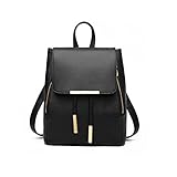 Backpack For women,Konduone Fashion Cool Leather Mini Womens Backpacks Purse School Shoulder Bag (#1)