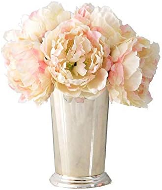 観葉植物 人工鉢植え 人工シルク牡丹ブーケ花結婚式の家の装飾 1のパック 驚きの価格が実現 手入れなし Color Size Yellow Size One Pink