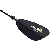 AQUA BOUND Sting Ray Carbon 2-Piece Kayak Paddle with Posi-Lok&trade; Ferrule, Carbon Shaft, Reinforced Nylon Dihedral Blades for Flatwater Touring and Kayak Fishing