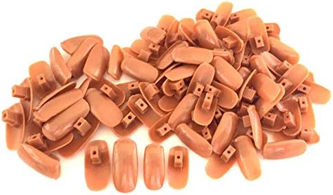 LLZSMJ Fake nails 100 Nail Art Tips Professional Nail Trainer Tool Practice Hand Nail Training Manicure Tools