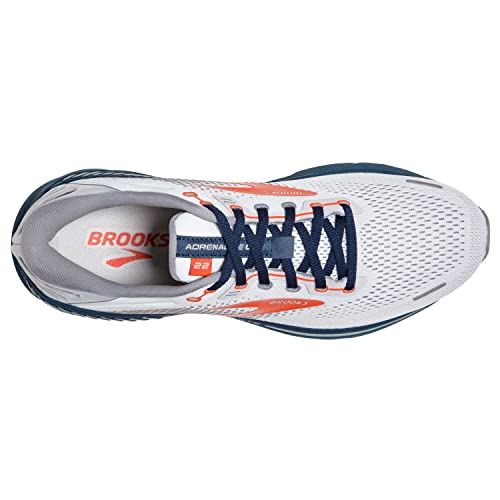Brooks Mens Adrenaline GTS 22 Arctic/Red/Titan 10 D Medium Pricepulse