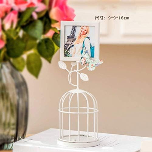 rmdfz Candle Holder Simple European Wrought iron bird cage European candlestick romantic candlelight dinner decoration butterfly candle holder wedding horse wind lamp