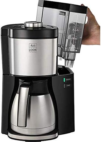 Melitta Filter Coffee Machine, Look V Therm Perfection Model, Stainless Steel, Black, Art. 6769050 - Image 3
