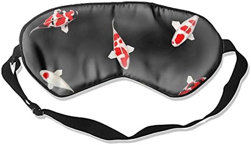Koi Sleep Mask,Deep Rest Eye Mask with Adjustable Head Strap, Sleep Satisfaction Guaranteed, Sleep Anywhere, Anytime
