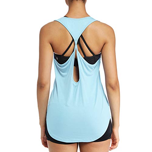 image for JUYEE Yoga Tops for Women Activewear Workout Tank Tops Athletic Women'