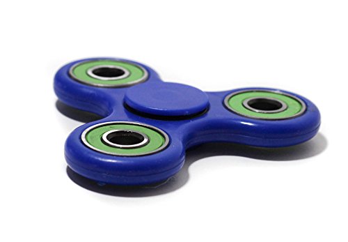 Spinfinity Advanced Hand Spinner w/ Hybrid Ceramic Bearing (not 3D printed) - Good for Concentration, Stress Relief, ADHD, Autism, Anxiety, and Fidgeting (Blue & Green)