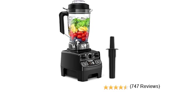 homgeek Batidora de Vaso, Licuadora Profesional 2000W, Batidora ...